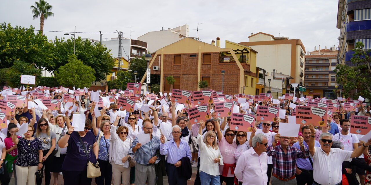 Jumilla despierta y protesta en defensa de la sanidad pública