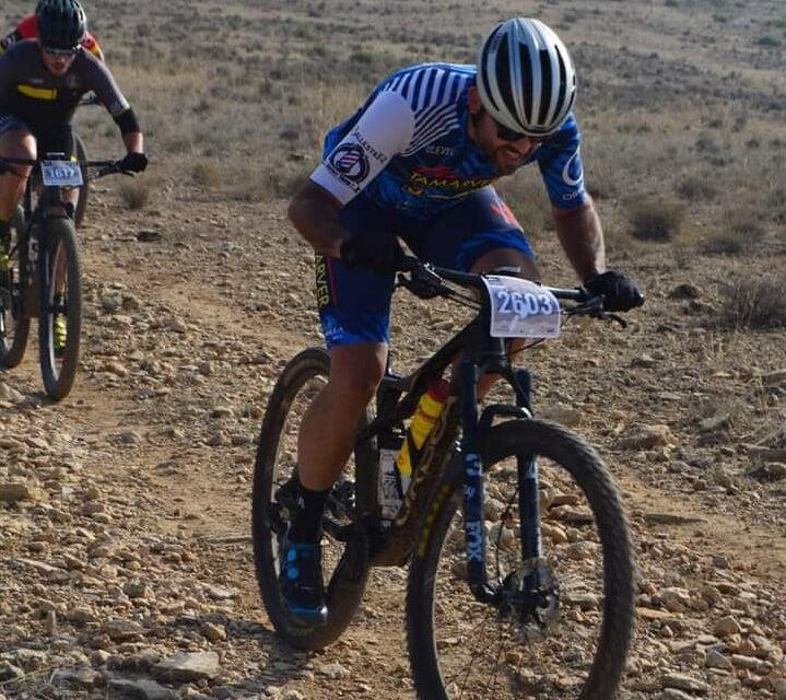 Juanma Carrión Molina, el mejor clasificado local en la carrera del BTT Hellín del XV Circuito Provincial