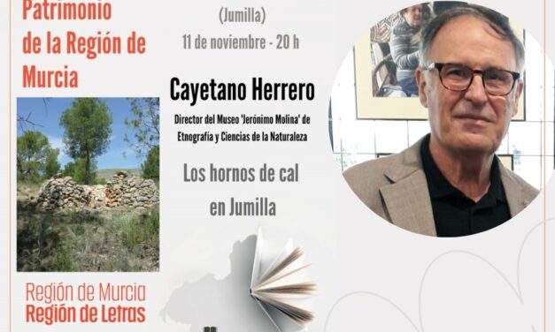 Cayetano Herrero ofrece el viernes una charla sobre los hornos de cal en Jumilla