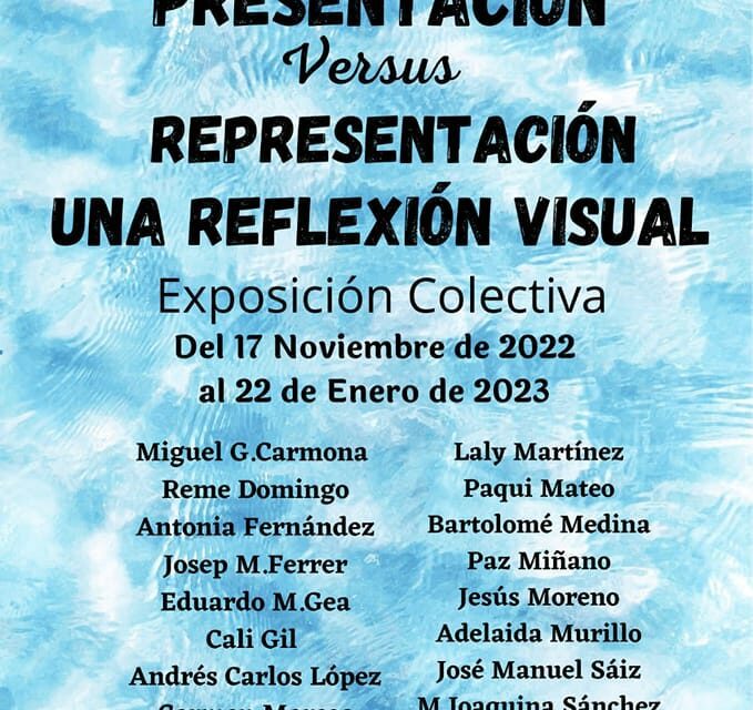 La Casa del Artesano inaugura mañana la exposición «Agua: Presentación versus representación, una reflexión visual»