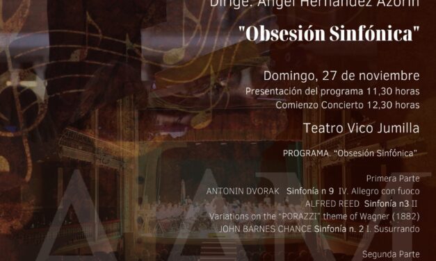 La AJAM culminará el domingo su culto a Santa Cecilia con “Obsesión Sinfónica” en el Teatro Vico