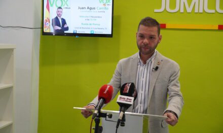 Juan Agus Carrillo presenta mañana sábado la campaña: “Un café con Vox, Jumilla decide”