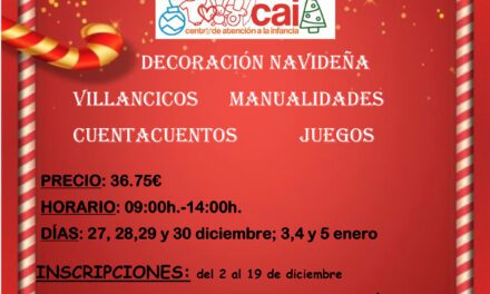 La Escuela de Navidad del CAI mantiene el plazo de inscripciones hasta el próximo lunes