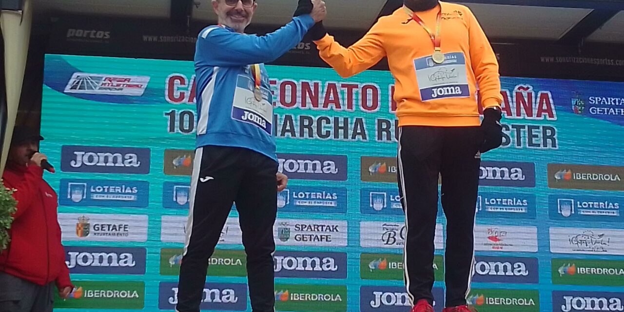 Juan Payá gana su tercera medalla de plata consecutiva en los 10 Km marcha