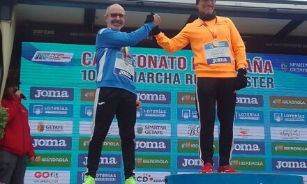 Juan Payá gana su tercera medalla de plata consecutiva en los 10 Km marcha