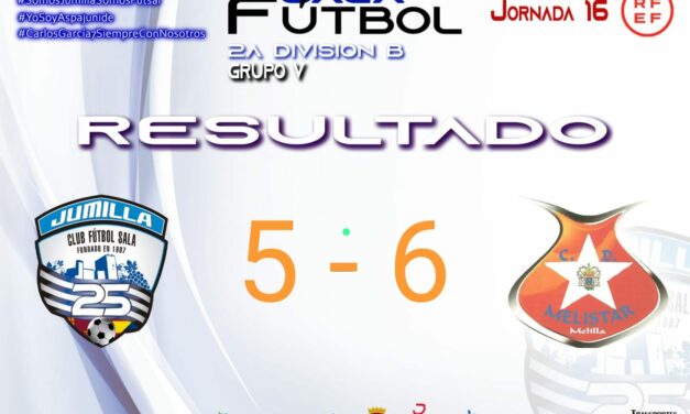 Derrota muy injusta para el Jumilla CFS que estuvo a punto de dar la sorpresa ante el líder Melistar (5-6)