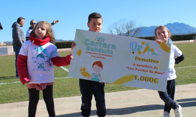Los alumnos del Cruz de Piedra corrieron para ayudar a ‘Los pasitos de Nora’
