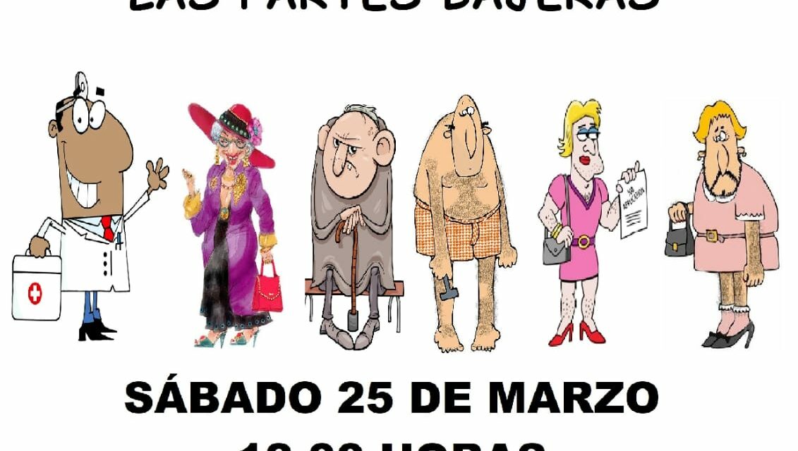 El grupo teatral Bajo los focos representa mañana “El consultorio de las partes bajeras”