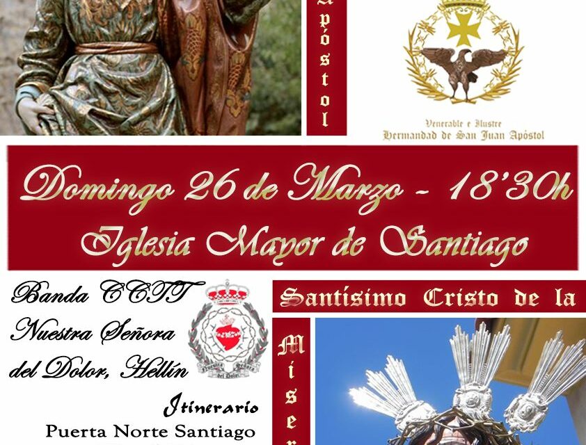 Este domingo será el traslado de San Juan y el Cristo de la Misericordia