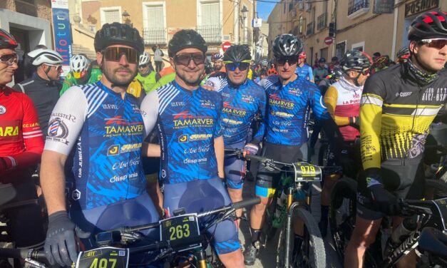 Siete miembros del Jumilla BTT corren 31 kilómetros en Liétor