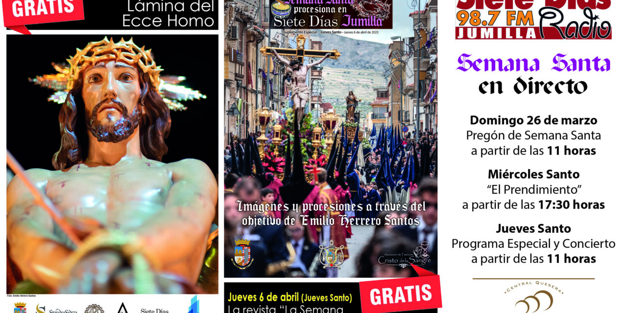 Siete Días se vuelca con la Semana Santa con promociones y emisiones en directo