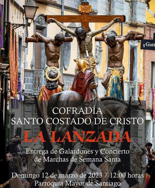 Joaquín Valero y Diego Fernández serán reconocidos con La Lanzada de la Cofradía Santo Costado de Cristo
