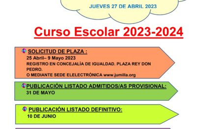 Ya se puede solicitar plaza en el CAI El Arsenal y matricular en la Escuela Infantil Municipal El Carche