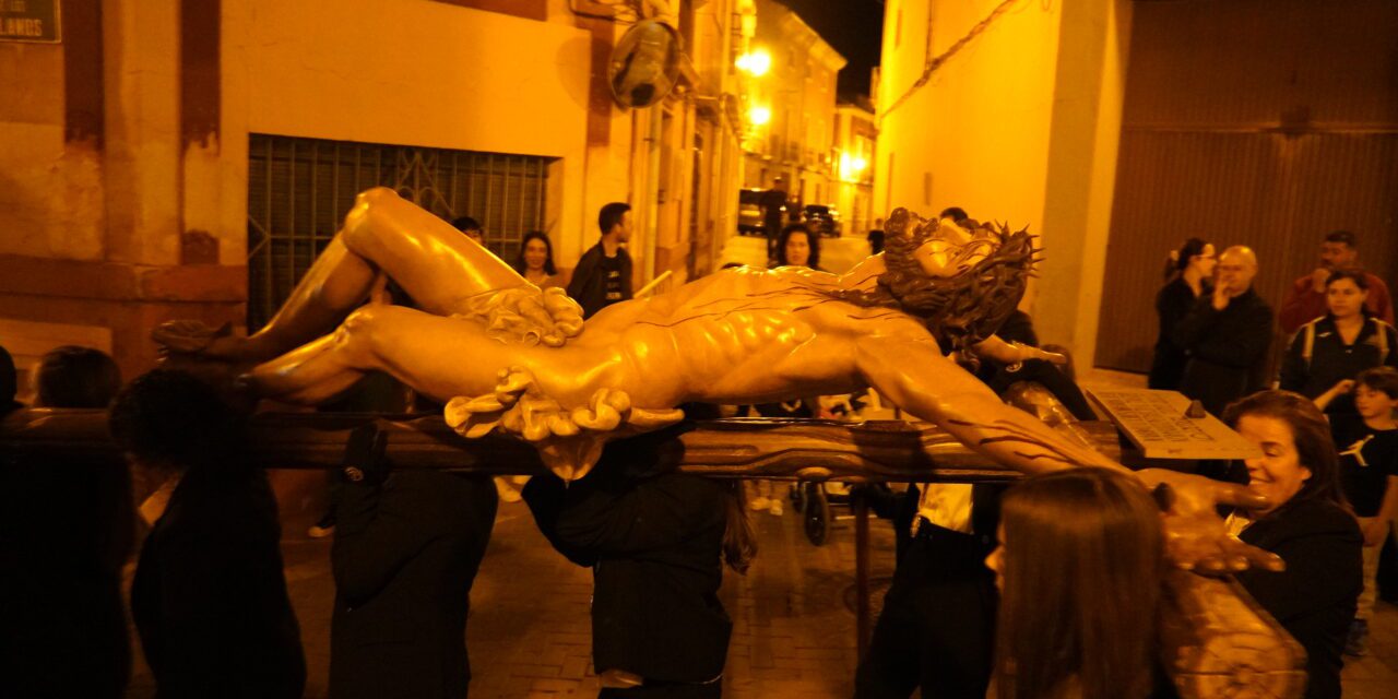 El Cristo de la Expiración espera al Viernes Santo en su sede de Barón del Solar