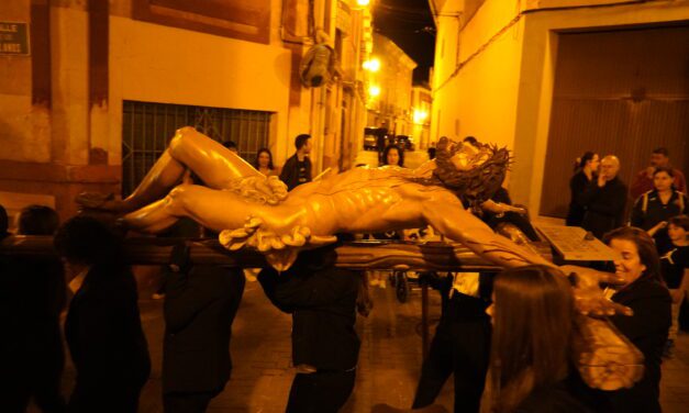 El Cristo de la Expiración espera al Viernes Santo en su sede de Barón del Solar