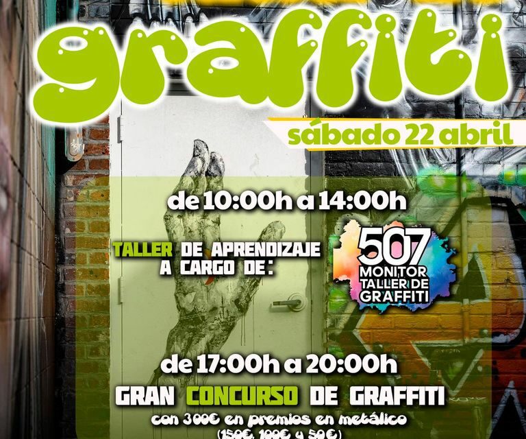 Un concurso de Graffiti llenará este sábado el Centro Juvenil