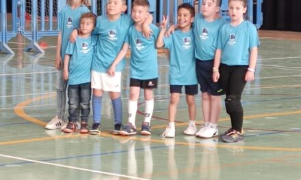 Los pequejugadores del Club Balonmano se concentran en Puerto Lumbreras