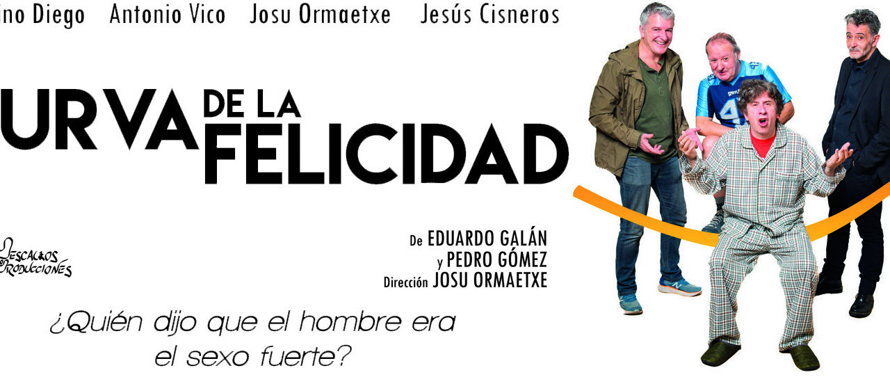 ‘La curva de la felicidad’, con Gabino Diego, aborda la crisis de los 50 en los hombres