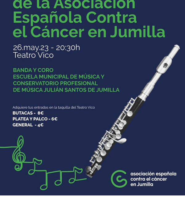 La Banda y Coro de la Escuela de Música  y el Conservatorio, despiden hoy el curso con un concierto solidario en el Vico