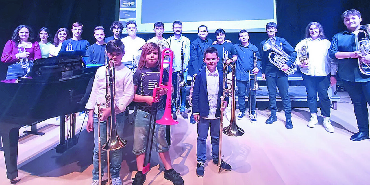 Los alumnos de viento metal del Conservatorio se despiden del curso