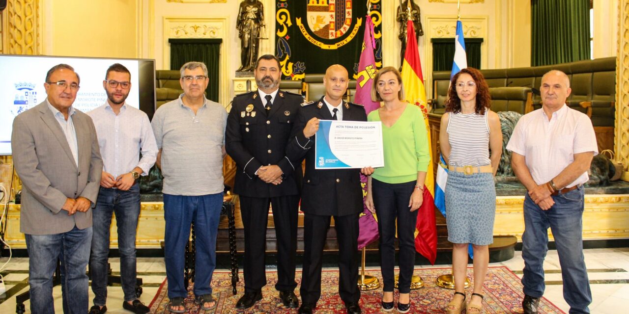 David Morote toma posesión como nuevo inspector de Policía Local