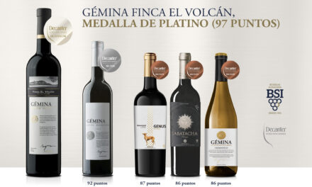 Gémina Finca El Volcán 2018 de BSI obtiene Platino en los Decanter