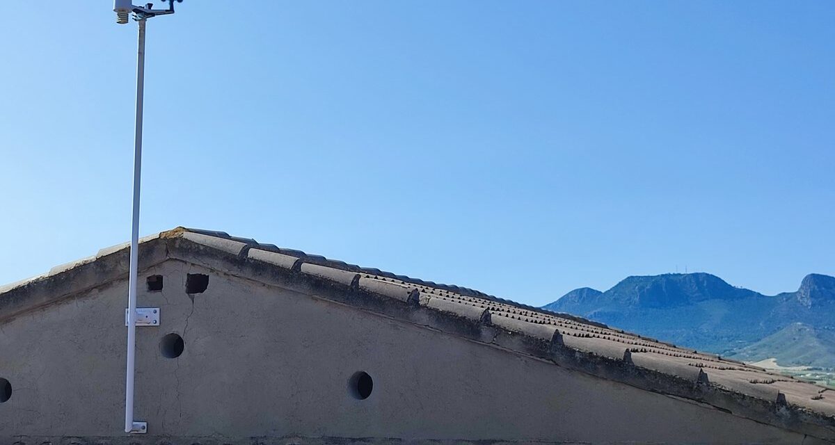 Meteoinfanta cuenta con una nueva estación meteorológica que emite en directo