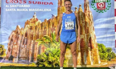 José Luis Monreal y Juan Guardiola, en la Subida al Santuario de Santa María Magdalena en Novelda