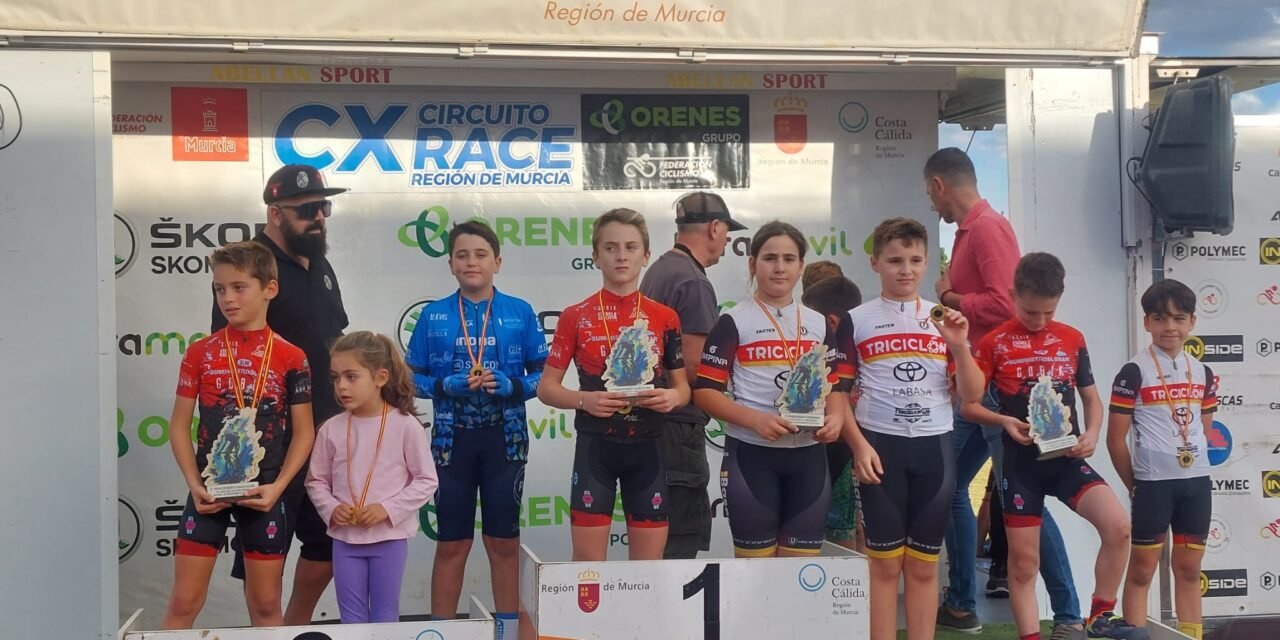 Cinco integrantes de la Escuela Ciclista de Jumilla compiten en el séptimo Ciclocross Villa de Ceutí