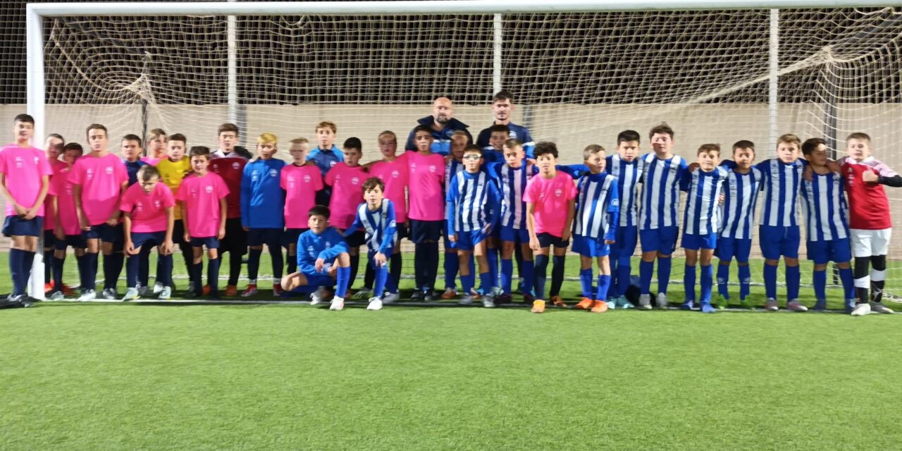 Partido de infarto en el estreno de los alevines de la Escuela de Fútbol