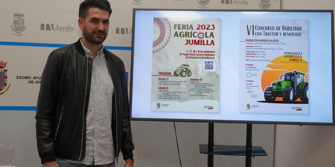 La Feria Agrícola 2023 de Jumilla se va a celebrar el 17, 18 y 19 de noviembre