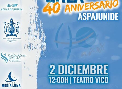 Aspajunide sorteará numerosos regalos en su comida benéfica, tras la gala 40º Aniversario en el Teatro Vico