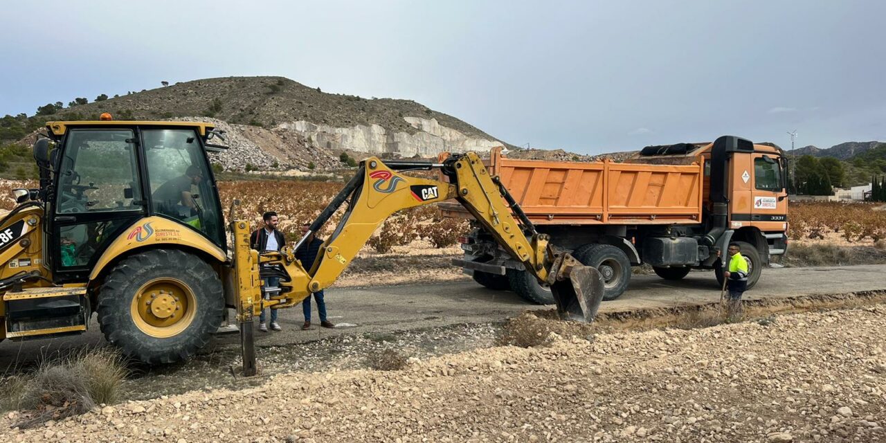 Comienzan las obras de la carretera Jumilla-Fuente Álamo