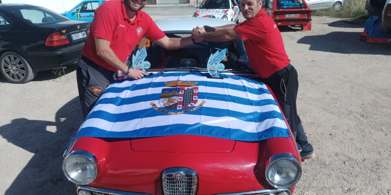 Luis Miguel Álvarez y Pedro Antonio Molina, campeones de Regularidad de Automovilismo de la Región