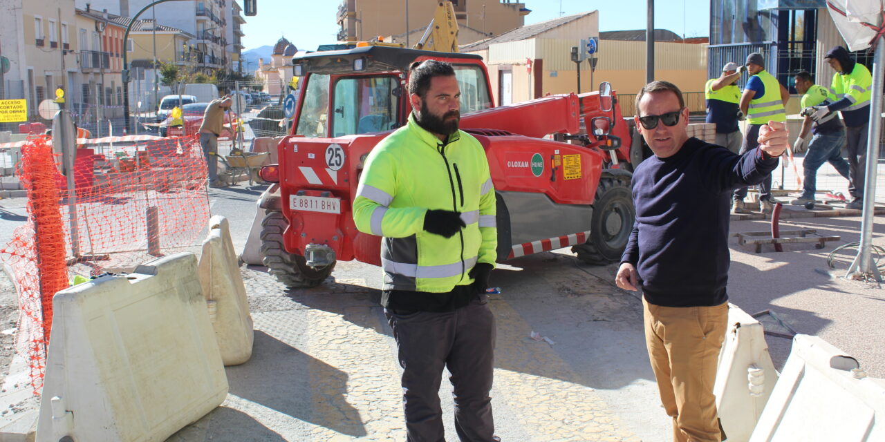 Las obras de la avenida de La Asunción atrasan finalmente el fresado y asfaltado hasta después de Navidad