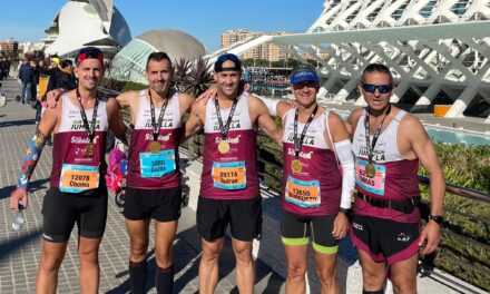 Miembros del club Triatlón Jumilla, estuvieron en el 43º Maratón Valencia Trinidad