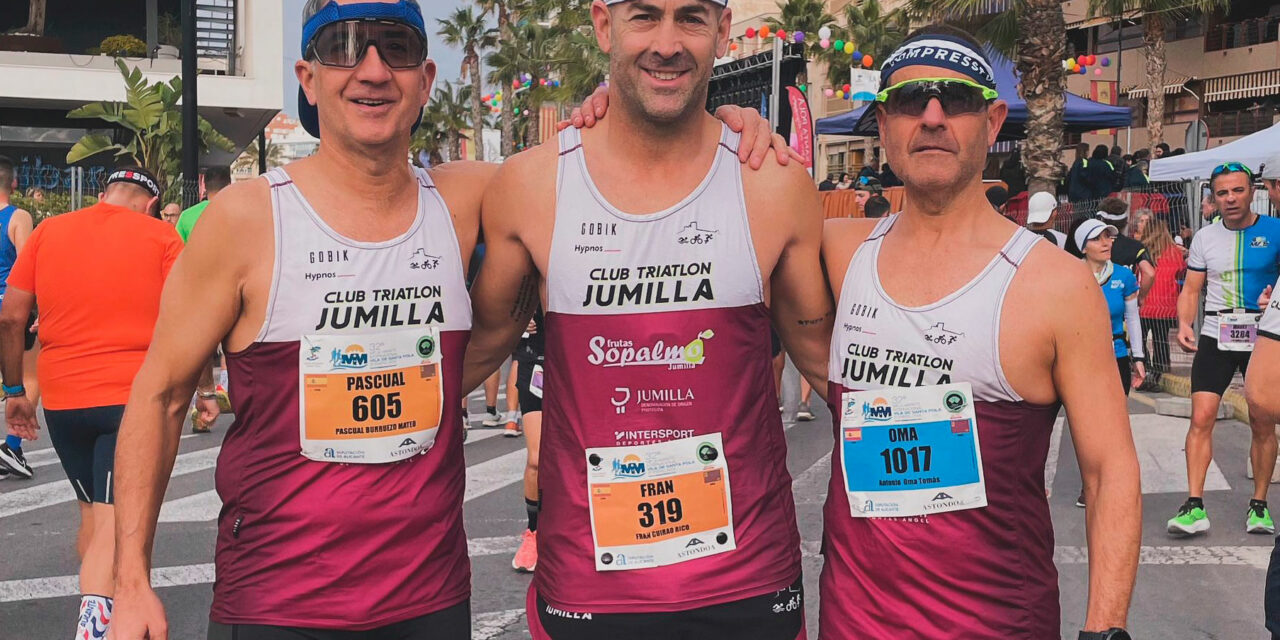 La Media Maratón de Santa Pola tuvo representación del Club Triatlón Jumilla