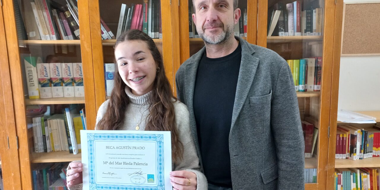 María del Mar Bleda Palencia consigue la Beca Agustín Prado, para cursar 1º de Bachiller en Estados Unidos