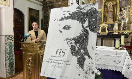 Miguel Ángel Lozano es el autor del cartel del 175º aniversario de la Hermandad del Cristo Amarrado