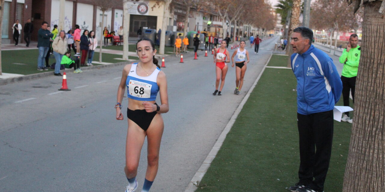 Jumilla acogió el Campeonato Regional de Marcha en ruta, de las categorías menores