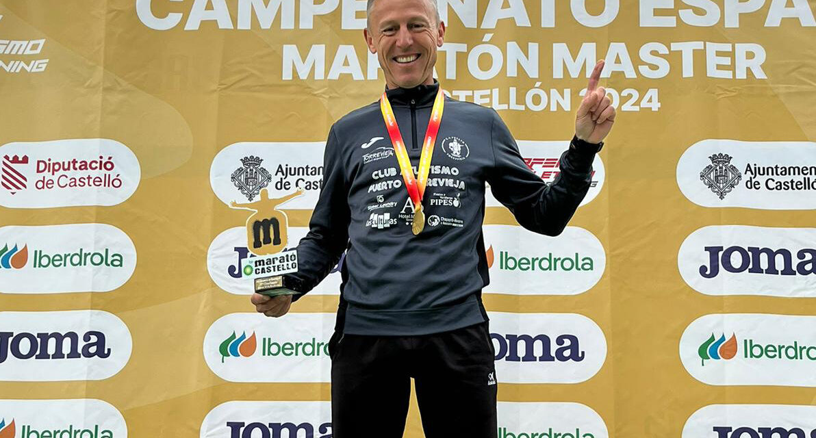 José Luis Monreal se proclama en Castellón, campeón de España de Maratón M-50