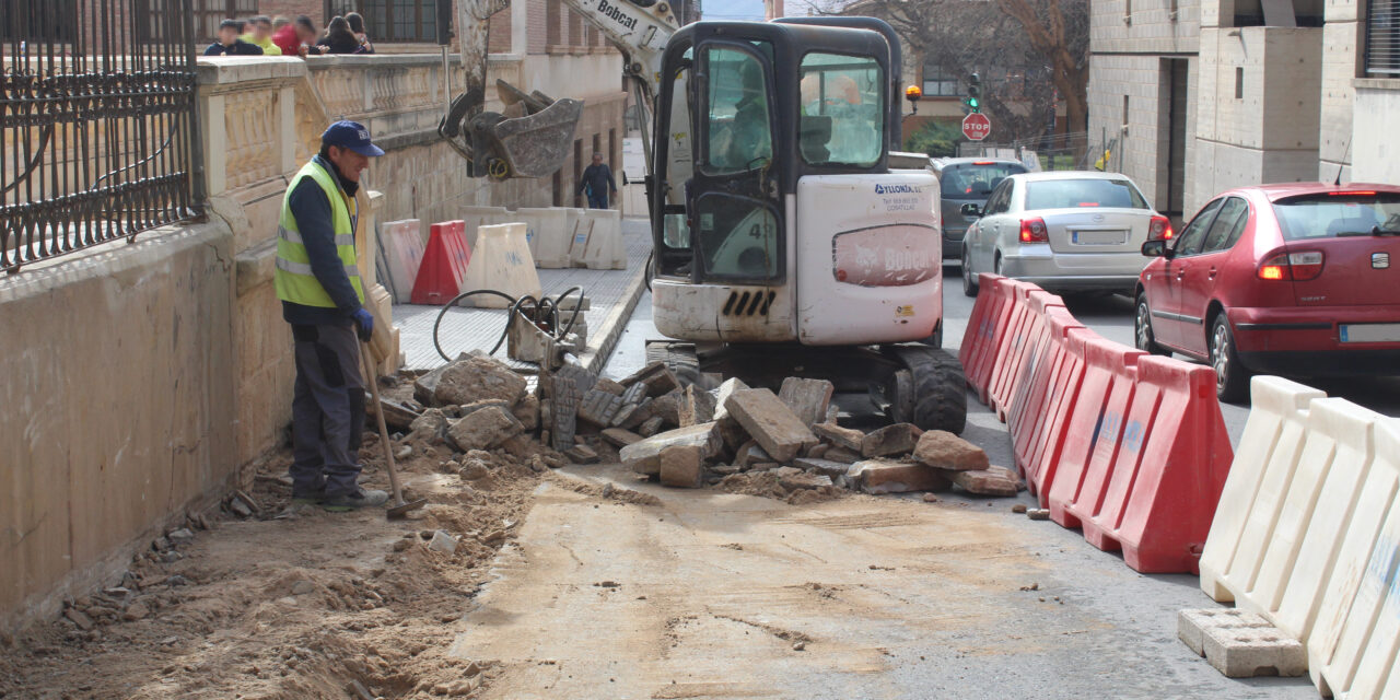 El Ayuntamiento acomete varias obras en el marco del Plan de Accesibilidad