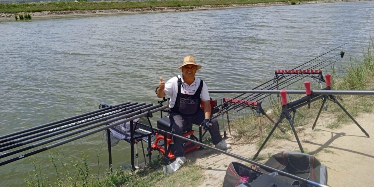 José Gómez Pérez, subcampeón de pesca de la Región de Murcia