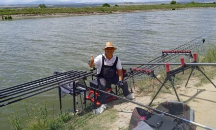 José Gómez Pérez, subcampeón de pesca de la Región de Murcia