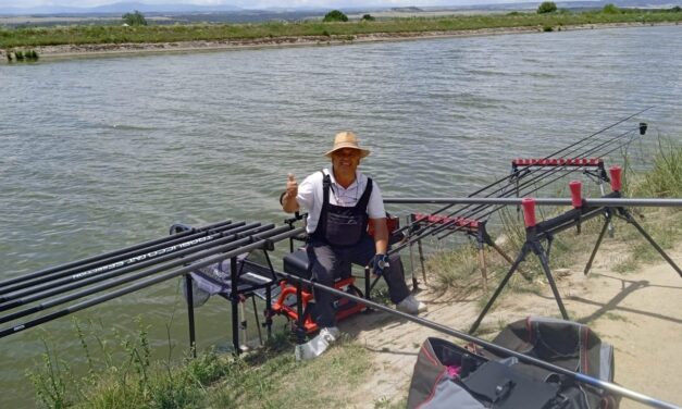 José Gómez Pérez, subcampeón de pesca de la Región de Murcia