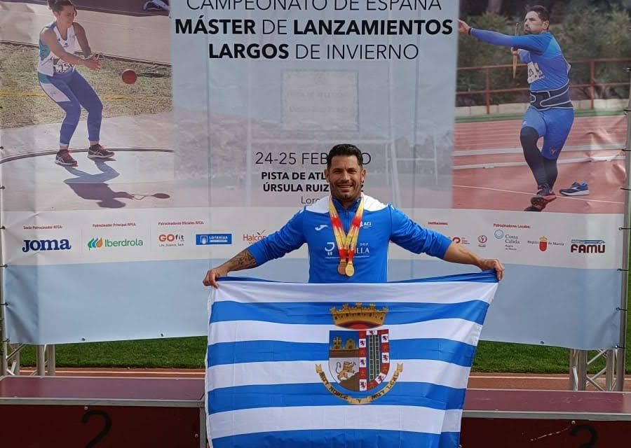 Barrón, oro y bronce en el Campeonato de España Máster de Lanzamientos Largos