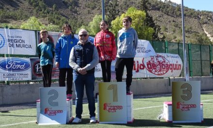 Ángel Pérez, 2º en Alevín Masculino, en la XIV Subida al Portazgo en Cieza