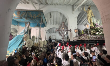 Jesús Resucitado y la Virgen Gloriosa se ‘encuentran’ en el Pósito