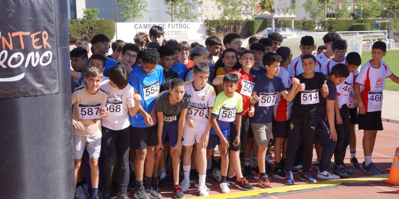 Más de 700 jóvenes participaron en el Cross Escolar de la Concejalía de Deportes