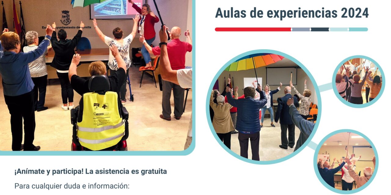 Las Aulas de Experiencias llegan para potenciar el envejecimiento activo y saludable